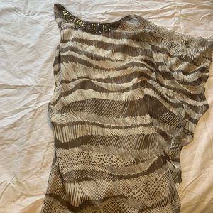 BCBG one shoulder dress size 2